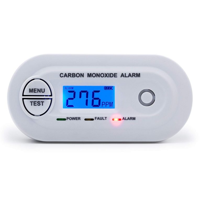 Rilevatore Portatile di Monossido di Carbonio | Certificato di Calibrazione EU & USA | Ricarica USB | Allarmi Sonori, Luminosi e a Vibrazione | 0–1000 ppm CO